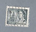 Stamps : America : Canada :  Reina Isabel II