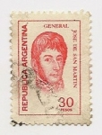 Stamps Argentina -  General José de San Martín