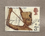 Stamps United Kingdom -  Descubrimiento de la tumba de Tunankhamen