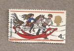 Stamps United Kingdom -  Navidad 1968