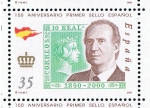 Stamps Spain -  Edifil  3692  150 Aniver. del primer sello español.  