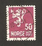 Sellos de Europa - Noruega -  234 - León heráldico
