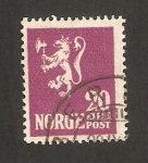 Stamps Norway -  leÃ³n herÃ¡ldico