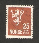 Stamps Norway -  león heráldico