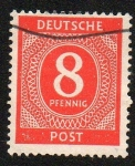 Stamps Germany -  Número