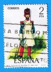 Stamps : Europe : Spain :  Gastador de infanteria de linea