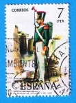 Sellos de Europa - Espaa -  Artilleria de a pie