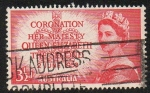 Stamps Australia -  Coronación de Isabel II