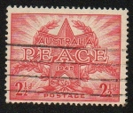 Stamps Australia -  Peace