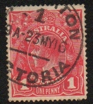 Stamps Australia -  Jorge V