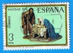Stamps Spain -  Navidad 1976, ( El misterio de la natividad)