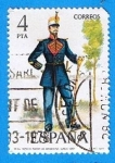Stamps Spain -  Tanmbor mayor de Infanteria de linea