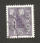 Stamps : Europe : Norway :  iglesia de madera