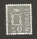 Stamps : Europe : Norway :  nudo marino