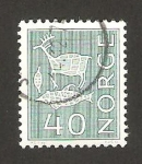 Stamps : Europe : Norway :  reno, pez y cepo