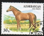 Sellos del Mundo : Asia : Azerbaijan : Razas de caballo-Kabarda