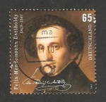 Sellos de Europa - Alemania -  2545 - Félix Mendelssohn, músico, compositor y director de orquesta