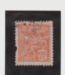 Stamps : America : Brazil :  Correo aéreo