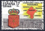 Stamps Spain -  2740  Estatuto de Autonomía. Navarra.