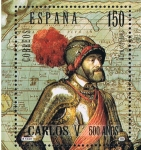 Stamps Spain -  Edifil  3699  5º centenario del nacimiento de Carlos V  