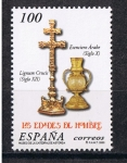 Stamps : Europe : Spain :  Edifil  3701  Edades del Hombre.  " Lignum Crucis y esenciero árabe, amos del Museo de la Catedral d