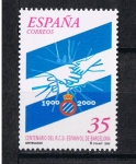Stamps Spain -  Edifil  3705  Centenario del R.C.D. Espanyol de Barcelona.  