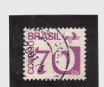 Stamps : America : Brazil :  Correo postal