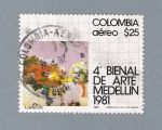 Stamps Colombia -  4a Bienal de Arte Medellin