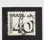 Sellos de America - Brasil -  Correo postal