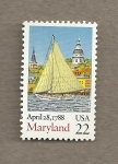 Stamps United States -  Estado de Maryland