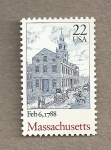 Stamps United States -  Estado de Massachusets
