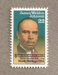Stamps United States -  James Welden Johnson, diplomático, abogado y educador