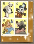 Stamps America - United States -  Personajes Walt Disney