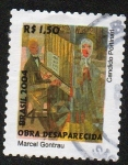 Stamps Brazil -  Obra desaparecida