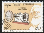 Stamps Cambodia -  Telégrafo-Morse