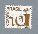 Stamps : America : Brazil :  10 cts