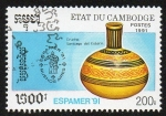 Stamps Cambodia -  Espamer'91