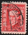 Stamps Czechoslovakia -  Tomas Masaryk