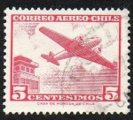 Sellos de America - Chile -  Correo aéreo