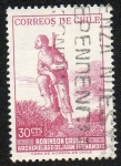 Stamps Chile -  Robinson Crusoe