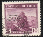 Sellos de America - Chile -  Ferrocarril