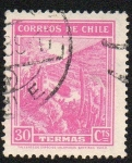 Stamps Chile -  Termas