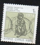 Stamps Cyprus -  Refugiado