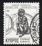 Stamps Asia - Cyprus -  Refugiado
