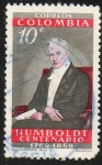 Stamps Colombia -  Humboldt - Centenario