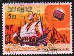 Stamps Colombia -  Galeón