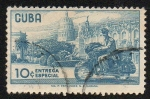 Sellos de America - Cuba -  Entrega especial