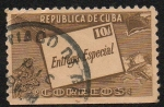 Sellos de America - Cuba -  Entrega especial