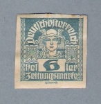 Stamps Austria -  Soldado