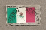 Stamps Mexico -  50 Aniv de la bandera nacional